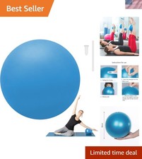 Versatile 9-Inch Pilates Ball for Core Training  Balance   Durable PVC Design
