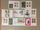 Nine Germany fdc with multiple stamps
