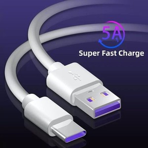 3 ft Fast Type-C Charging USB Cable White For Samsung Galaxy S21 S23 S24 Ultra