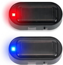 Car Solar Power Simulated Dummy Alarm New Model Brighter Clearer Anti-Theft LE