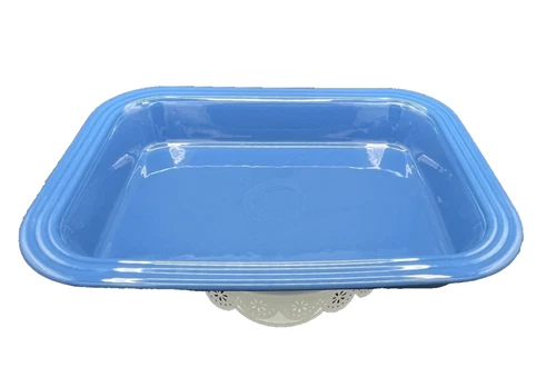 Fiesta Rectangular Baker Baking Dish 13 x 9 Lapis Blue Fiestaware Casserole