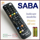 Telecomando universale per tv Saba bravo compatibile televisore x televisione