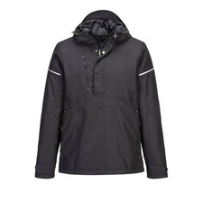 Portwest PW3 wasserdichte Overhead Regenjacke mit Pack Away Kapuze und Taschen
