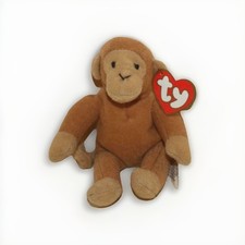 1998 McDonald's Ty Teenie Beanie Babies Bongo The Monkey 2 Happy Meal Toy NEW