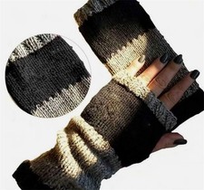 Fingerless Gloves Women  s Knitted Gloves Warm Glove Thick Warm Winter Gloves