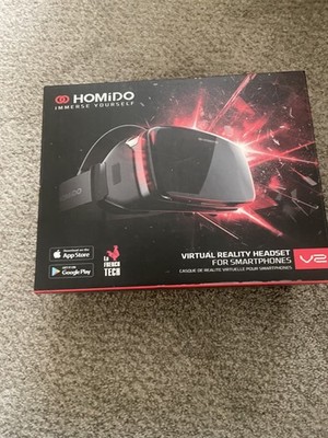 Homido Virtual Reality Headset V2 - for Smartphones Black In Color