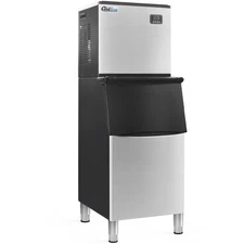 420 lb. Modular Ice Machine, 200 lb. Bin Capactiy, Air Cooled, Full Cube