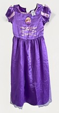 Disney Tangled Rapunzel Princess Dress Costume Girls 7/8 Purple Halloween