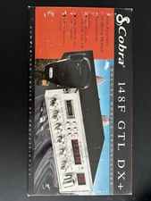 Cobra 148F GTL DX+ CB/Ham Radio,Astatic D104M-6B Microphone, Frequency Counter.