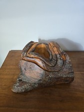 Large 12   Rustic Burl Olive Wood Live Edge Wood Wooden Bowl Nesting Home Decor