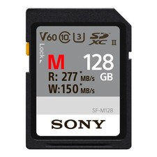 Sony SDXC M series 128GB UHS-II Class 10 U3 V60 SD Karte