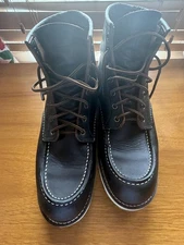 Redwing Boots Black Prairie Heritage 8849  Moc Toe 10.5
