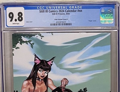Still Ill Princess: 2024 Zombie Tramp Calendar Celor Variant B CGC 9.8 NM/Mint