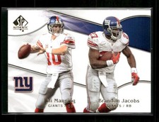 Eli Manning / Brandon Jacobs 2009 SP Authentic #133 New York Giants