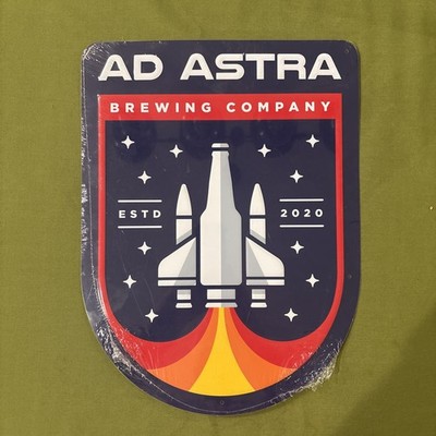 AD Astra Metal Sign Brewery NEW