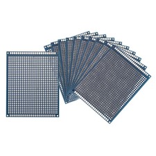 10Pcs Breadboard Solderable Board 90mm x 70mm Blue Circuit PCB Board