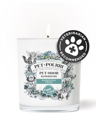 Pet-Pourri Pawsitively Fresh Pet Odor Deodorizer Candle, Burns 7.5oz, White