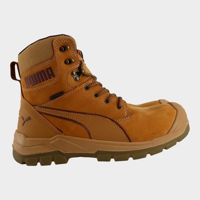 Puma Men's Puma 7'' Conquest Composite Toe WP Side-Zipper Work Boots Size 9.5