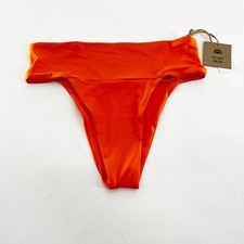 NWT Revolve x Stone Fox Swim Orange Pull On Bikini Bottom Size XS