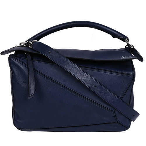 Further Points UP LOEWE Anagram Puzzle Bag Medium 2way Handbag Shoulder Bag Leat