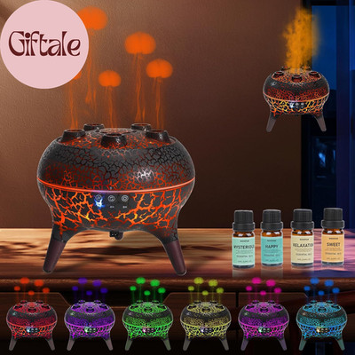 Jellyfish Essential Oil Diffuser 250Ml,Aroma Diffuser Hears Sound to Spray Danci