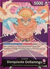Donquixote Doflamingo • OP14-060 Leader The Azure Sea's Sevens One Piece TCG NM
