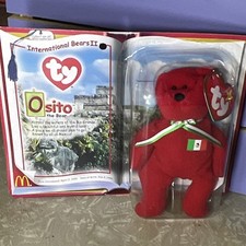 Ty Teenie Beanie Babies Osito the Bear 2000 International Bears II Plush