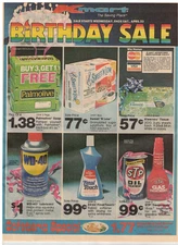 VTG APRIL 1983 KMART DEPARTMENT STORE ADVERTISING FLYER! FASHION/CANDY 10¢/BIKES