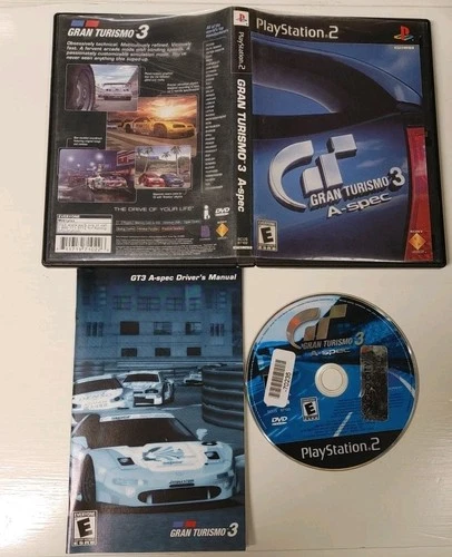 Gran Turismo 3 A-Spec PS2 Sony Playstation 2 CIB Tested Working