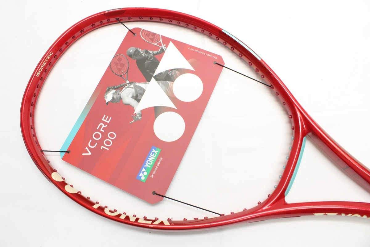 NEW* 2026 YONEX VCORE 100 (300g) GEN 8 TENNIS RACQUET (4 1/4) RUBY