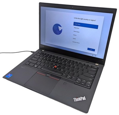Lenovo ThinkPad T14 Gen 2 14'' Laptop i7-1165G7 2.80GHz 16GB RAM 512GB NVMe Win11