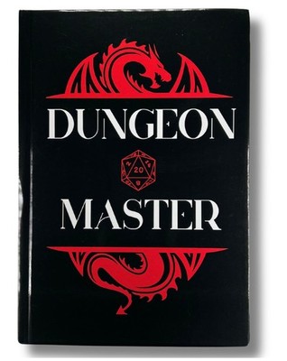 DnD Character Class RPG Notebook, Unique Designs, Dungeon Master - Red