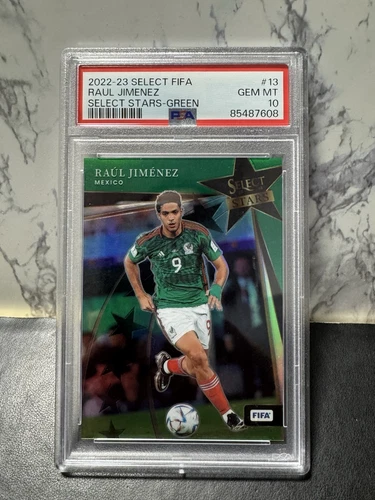 2022-23 Panini Select FIFA Select Stars Raul Jimenez 4/5 PSA 10