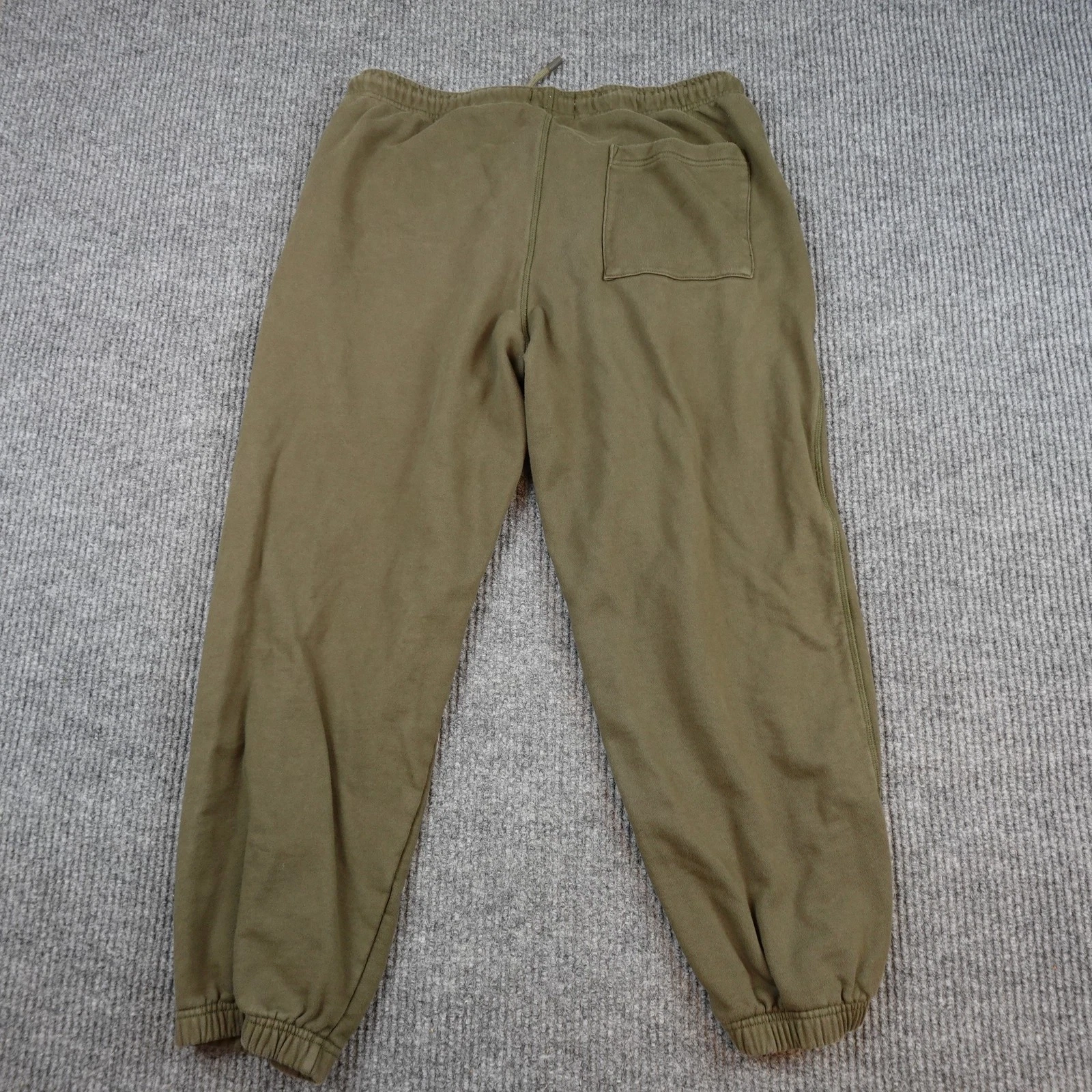 Satta Livity Fleece Jogger Pants Mens Medium Green Organic Cotton Pockets image 5