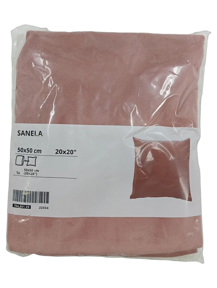 IKEA Housse de Coussin Décoratif Rose Carré Coton - Photo 1/1