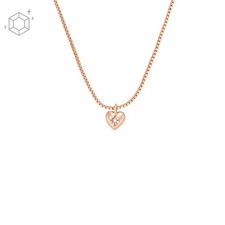 Collana Donna FOSSIL TRUE LOVE JFS00610791 Argento 925% Rosè Cuore