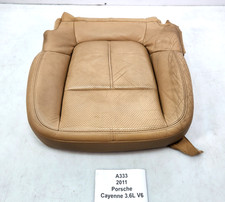 11-18 Oem Porsche Cayenne 958 Front Left Driver Lower Seat Cushion Beige Note 11-18 Oem Porsche Cayenne 958 Front Left Driver Lower Seat Cushion Beige Note