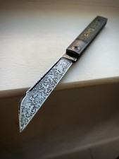 Jack Wolf Feelgood PERSONALIZADO— Carbono Graso, Ti Lijado, Grabado Holográfico S90v