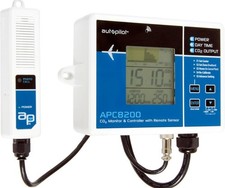 APC8200 Hydroponics CO2 Monitor and Controller with 15-Inch Remote Sensor for...