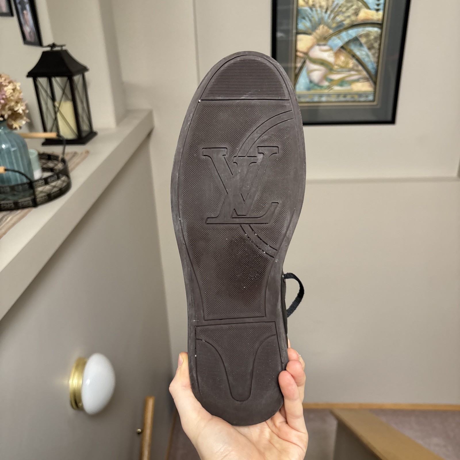 Louis Vuitton Split Monogram Leather High Top Sne… - image 6