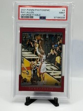 2021 PANINI PHOTOGENIC RAY ALLEN UNFORGETTABLE PSA 9 MINT