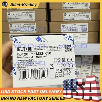 Eaton M22-K10 M22K10 Moeller Normally Open Switch Contact -New