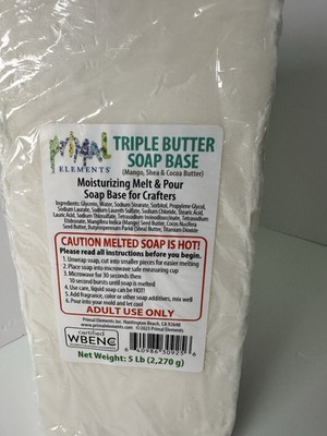 Soap base Triple Butter, Mango, Chia&Cocoa Butter. Moisturizing Melt. Crafts
