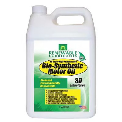 Renewable Lubricants 85243 Engine Oil, 30W, Bio-Synthetic, 1 Gal.