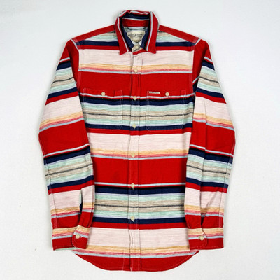 Ralph Lauren Hemd Herren S rot gestreift Southwestern Serape Aztec Denim Supply RL