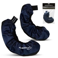Winnwell Premium Skate Guards Senior/Large, Navy Protective, Cut-Resistant, Wa