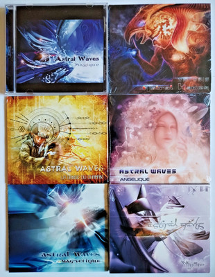 6 x Astral Waves Album Lot Chillout Downbeat Psychill Goa Psychedelic Ambient