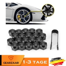 17mm Radschraubenkappen FÜR ALLE MODELLE FÜR Mercedes-Benz Schwarz FÜR Skoda 17mm Radschraubenkappen FÜR ALLE MODELLE FÜR Mercedes-Benz Schwarz FÜR Skoda