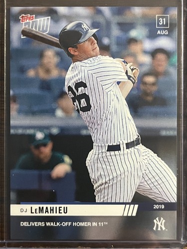 2019 Topps Now 772 DJ LeMahieu