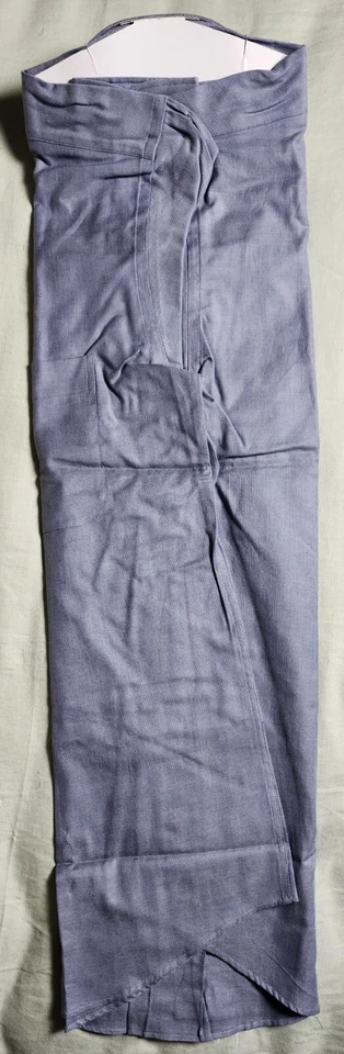 Camisa de vestir clásica XMI para hombre azul 100 % algodón talla 15,5 33 hecha en Hong Kong Foto 4 de 4